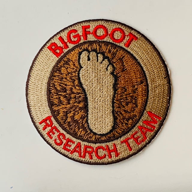 Bigfoot Lives Patch Embroidered Iron-On Cryptid Applique Legend Myth