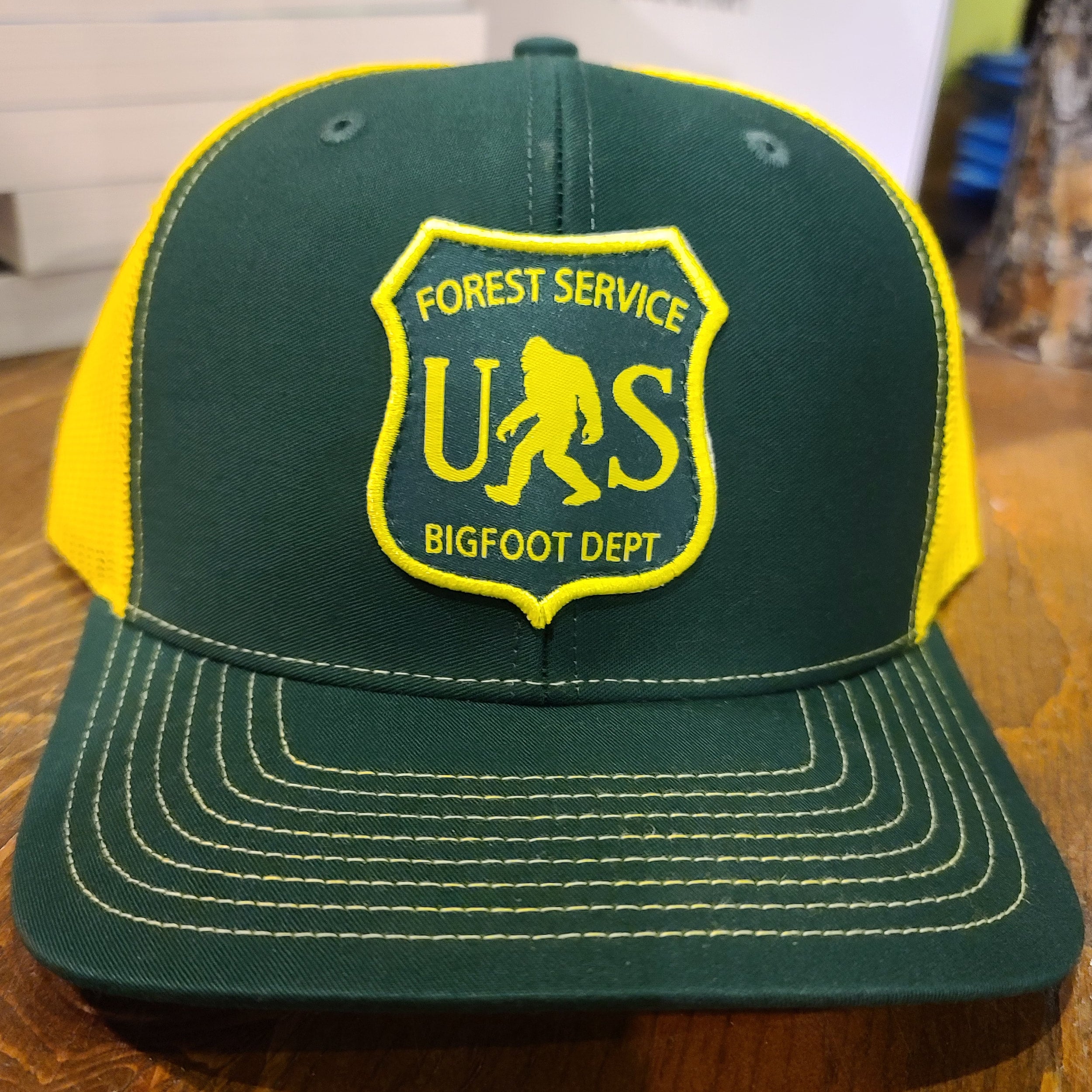 Bigfoot Forest Service Department Hat Cap | Sasquatch Outpost