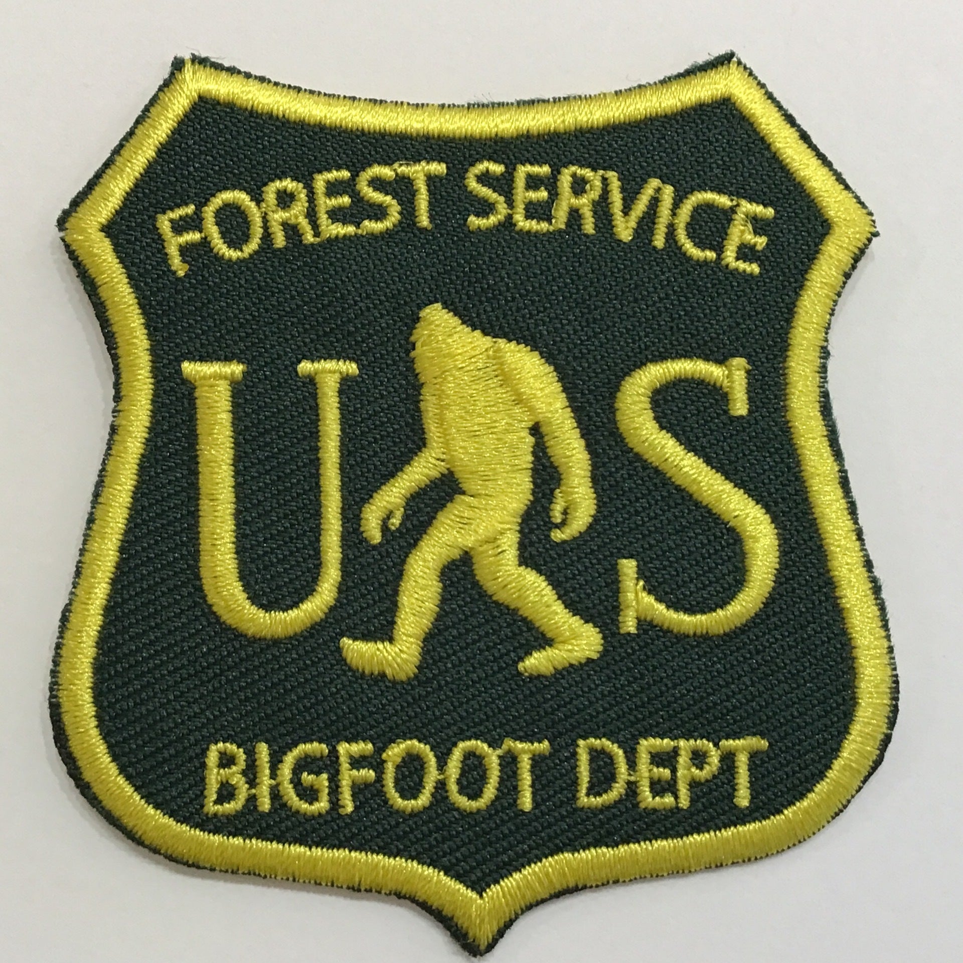 US Forest Service Sasquatch Sticker - Bigfoot Vinyl Decal - Made In USA